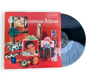 Elvis Presley Christmas Album vintage retro vinyl Bangladesh