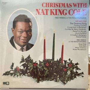 Nat King Cole Christmas With vintage holiday vinyl record Dhaka