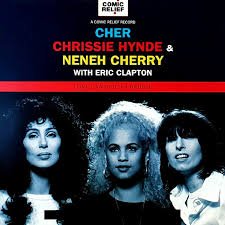 Cher, Chrissie Hynde & Neneh Cherry with Eric Clapton - Love Can Build a Bridge (Cassette)