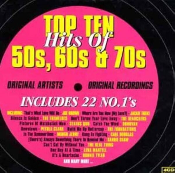 Top Ten hits of the 50s, 60s & 70s Disc 1-4 - Various Artist (CD)