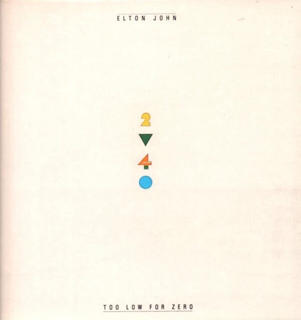 Elton John – Too Low for Zero [Vinyl LP] (Pre-Owned)